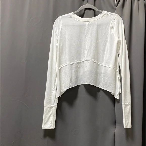 FP Movement White Tee Long Sleeve Shirt - XS - Picture 2 of 7